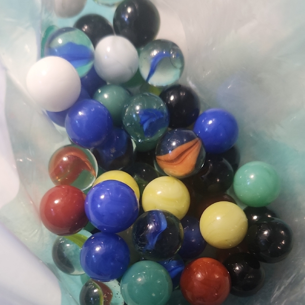 Colorful Glass Marbles Collection - Picture 2 of 3
